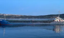 Çanakkale Boğazı'nda arızalanan gemi liman sahasına çekildi 