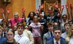 Blinken'a Senato'da 'Gazze kasabı' protestosu