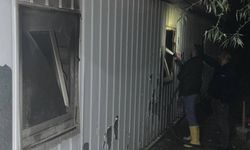 Bingöl'de işçilerin kaldığı konteynerde yangın: 1 ölü