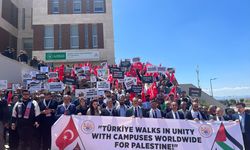 AK Parti Gençlik Kolları, 60'tan fazla üniversitede Filistin'e destek eylemleri yaptı