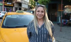 Kadın taksi sürücüsü İstanbul'da başladığı mesleğine Tekirdağ'da devam ediyor