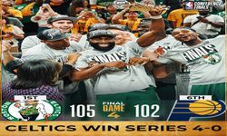 Indiana Pacers'ı süpüren Boston Celtics finalde