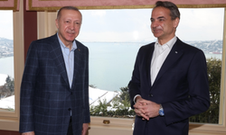Cumhurbaşkanı Erdoğan ile Miçotakis görüşmesi başladı