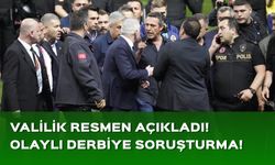 Galatasaray-Fenerbahçe derbisinde yaşananlar hakkında soruşturma başlatıldı