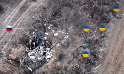 Ukrayna askerleri drone kullanarak Rus ordusuna saldırdı