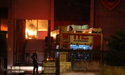 Samsun'da yatak fabrikasında yangın
