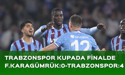 Trabzonspor, kupada ikinci finalist oldu!