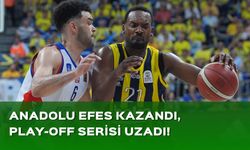 Anadolu Efes kazandı, seriyi uzattı! 1 sayı fark ile...