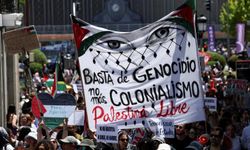 İspanya'da üniversite öğrencilerinden Filistin'e destek