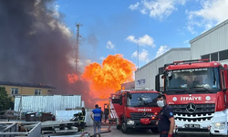 Gebze'de fabrikada yangın çıktı