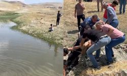 Van'da feci olay: Gölete giren çocuk boğuldu
