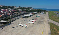 Trabzon Havalimanı'nı yılın ilk yarısında 1,5 milyonu aşkın yolcu kullandı