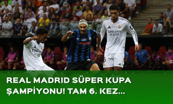 Süper Kupa Real Madrid'in! 6. kez müzesine götürdü...