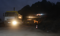 Ordu'da yol çalışmasında kontrollü patlama! Ulaşıma kapandı...