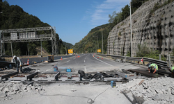 Bolu Dağı Tüneli'nde "heyelan" önlemi