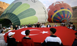 Aksaray'da Zafer Uçuşu düzenlendi