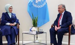 Emine Erdoğan Guterres ile görüştü