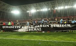 Sivasspor'dan şehit polis memuru Şeyda Yılmaz için anlamlı hareket