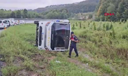 Zonguldak'ta yolcu midibüsü devrildi! 9 kişi öldü