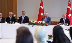 Cumhurbaşkanı Erdoğan, ABD'deki düşünce kuruluşu temsilcileriyle bir araya geldi