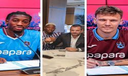 Trabzonspor'da yeni transferler için imza töreni