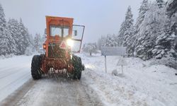 Kastamonu'da sürücüler kara hazırlıksız yakalandı