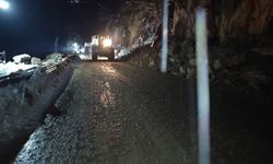 Giresun'da heyelan sonucu kapanan kara yolu ulaşıma açıldı