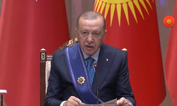 Cumhurbaşkanı Erdoğan'a ''Manas Nişanı'' verildi!