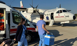 TSK'ya ait ambulans uçak organ nakli için havalandı