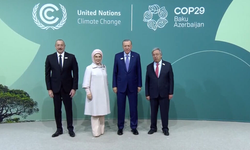 Cumhurbaşkanı Erdoğan Bakü'deki COP29'da! Aile fotoğrafında yer aldı...