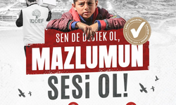 İDDEF’ten Mazlumun Sesi Ol Çağrısı