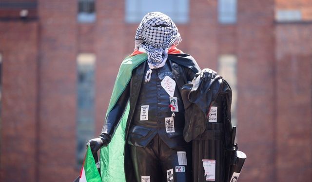 George Washington Üniversitesi’nde Filistin'e destek eylemi büyüyor!