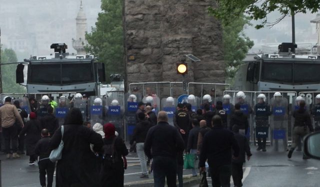Saraçhane'de 1 Mayıs önlenleri! Vatandaşlar toplanmaya başladı