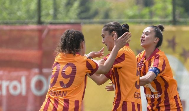 Kadın Süper Ligi'nde şampiyon Galatasaray!