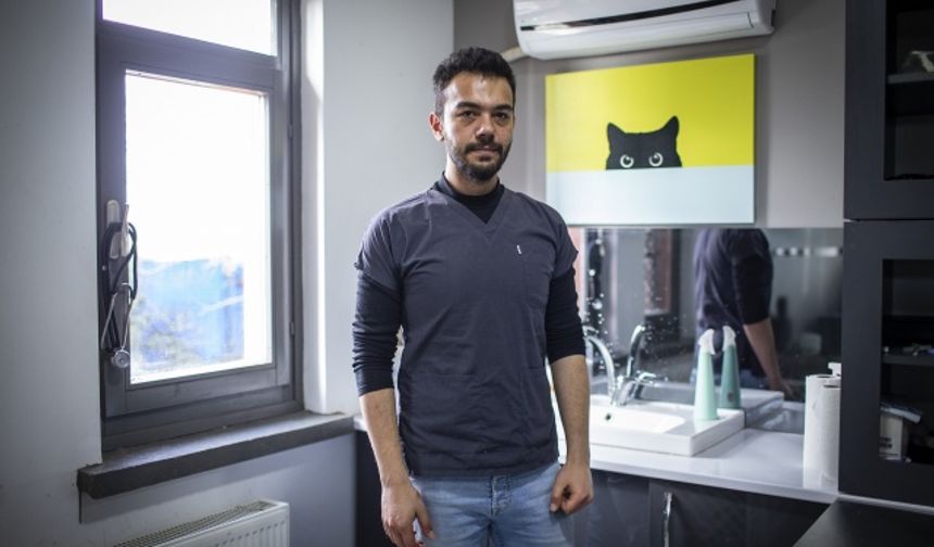 ANKARA (AA) - DUYGU YENER - Tokat&#039;ın Turhal ilçesindeki Kayacık köyü Şehit Haluk Yılmaz İlkokulunun maskotu &quot;Fındık&quot; isimli köpek, gençlik hastalığı nedeniyle Ankara&#039;da tedavi altına alındı.