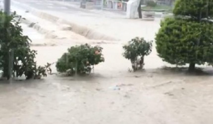 BALIKESİR&#039;in Marmara ilçesinde akşam saatlerinde etkili olan sağanak yağış ve fırtına, yaşamı olumsuz etkiledi. Fırtına ağaçları devirirken, bir çok ev ve işyerini ise su bastı. Marmara ilçesinde akşam satlerinde başlayan dolu yağışı, yerini sağanak yağmura bıraktı. Özellikle Avşa, Saraylar ve Ekinlik Mahalleri&#039;nde etkili olan sağanak, cadde ve sokaklarda işyerlerinin, mahallerde ise bir çok evi sular altında kaldı. Marmara Adalar Belediyesi Başkanı Süleyman Aksoy, &quot;Yağışlar 45 dakika sürdü. Bayağı zarar verdi. Saraylar, Ekinlik ve Avşa Adası&#039;nda bazı evler sular altında kaldı. Yollar da bozuldu. Uzun süredir böyle bir yağış görmedik&quot; dedi. Bu arada, Saraylar&#039;da fırtına nedeniyle bazı ağaçların yıkıldığı öğrenildi.